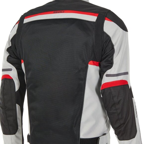 Sedici Federico 2 Mesh Jacket Black/Silver | XL - Biker Motorcycle Riding - Picture 2 of 4